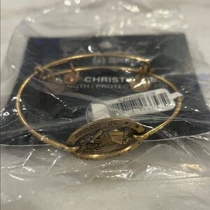 ALEX AND ANI Saint Christopher Bangle Bracelet BRAND NEW